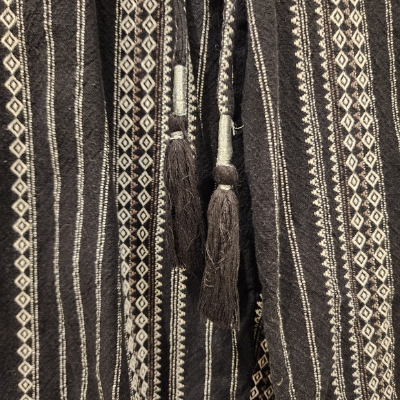 Anthropologie Black and White Drawstring Pants Size Small - Picture 5 of 11